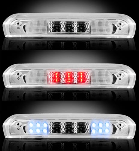 Recon Clear LED Third Brake Light 02-09 Dodge Ram